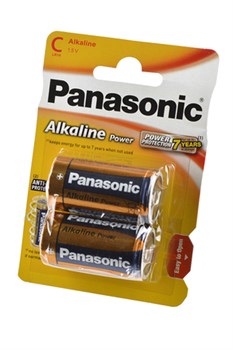 Батарейки Panasonic Alkaline Power LR14APB/2BP LR14 BL2(блистер 2шт) 14316-1