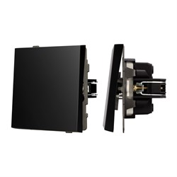 Механизм выключателя одноклавишный проходной SWT-TENDO-MKP1-PL-BK (230V, 10A) (Arlight, -) 054041