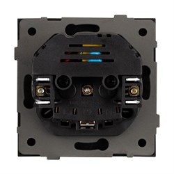 Механизм розетки с USB зарядкой SCT-TENDO-MUAC-SFPL-GR (230V, 16A) (Arlight, -) 054609