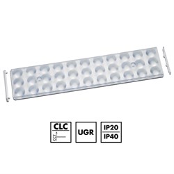 Оптика линейная Vossloh-Schwabe 3R Retail ASYM матовая 280 мм для LED модулей SMD W5.5, арт. 99413 563338.01