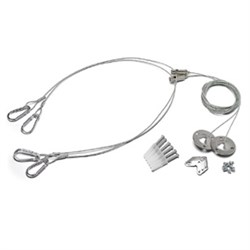 Комплект тросовых подвесов для LED-панелей Vossloh-Schwabe BP-Suspension Kit, 570320 570320.82-1