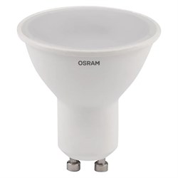 Лампочка светодиодная OSRAM LED Value PAR16, 400 лм, 5 Вт (замена 35Вт), 4000К (нейтральный белый свет). Цоколь GU10, упаковка 5 шт. 4058075584808