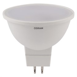 Лампочка светодиодная OSRAM LED Value MR16, 800лм, 10Вт, 3000К (теплый белый свет), Цоколь GU5.3, колба MR16, упаковка 5 шт 4058075585102