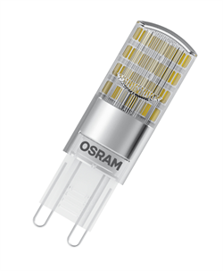 Лампа светодиодная LEDSPIN40 CL 3,5W/840 230V G9 400lm d20x57 OSRAM 4058075315853