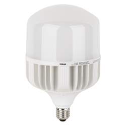Лампа светодиодная OSRAM LED HW T, 6500лм, 65Вт (замена 650Вт), 6500К (холодный белый свет). Цоколь E27/E40, колба T, угол пучка 200°. Исполнение колбы матовое, алюминий. Напряжение питания 140-265В. 4099854121579