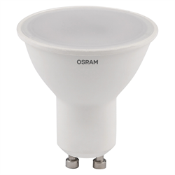 Лампа светодиодная OSRAM LED Value PAR16, 800лм, 10Вт, 6500К (холодный белый свет), Цоколь GU10, колба PAR16, софит 4058075581869