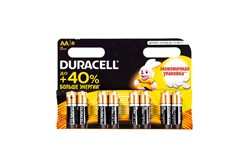Батарейки Duracell Basic LR06 АА пальчиковые BL8 (блистер 8шт) 81148634 PQ - фото 19319