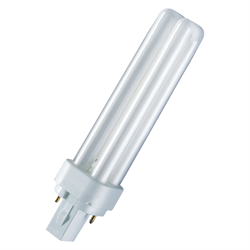 Лампа компактная люминесцентная  DULUX D 13W/830 G24D-1 OSRAM 4099854122842