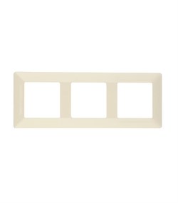 Valena LIFE Рамка 3 поста слоновая кость универсальная 754043 - фото 19350