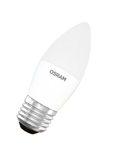 Лампочка светодиодная Е27 OSRAM LED Star, 600лм, 7Вт, 4000К (нейтральный белый свет), Свеча 4058075134201 - фото 19380