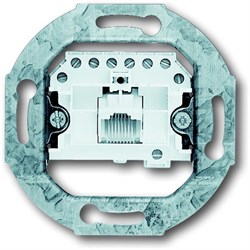 Розетка телефонная (механизм) RJ11/12 1х8 категория 3 0230-0-0378 - фото 19387