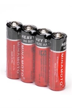 Батарейки MINAMOTO Heavy Duty R6 АА SR4, в упак 60 шт 11590Б - фото 19971