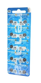 Батарейки серебряно-цинковые RENATA SR721SW 362 BL10 12960Б