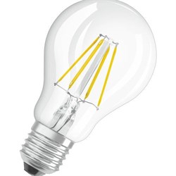 Лампа FL-LED Filament A60 12W E27 3000К 220V 1200Лм 60*109мм FOTON_LIGHTING  -    груша прозрачная 609021 - фото 20626