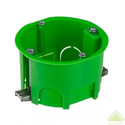 Коробка установочная 68х45мм пластиковые лапки ГИПРОК HEGEL КУ1201 - фото 20705