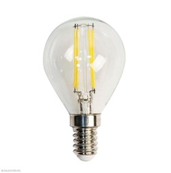 Лампа FL-LED Filament G45 7.5W E14 3000К 220V 750Лм 45*75мм FOTON_LIGHTING  -    шарик прозрачная 609052 - фото 20709
