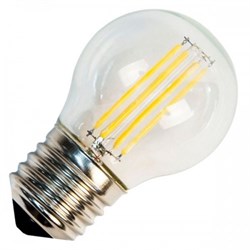 Лампа FL-LED Filament G45 7.5W E27 3000К 220V 750Лм 45*75мм FOTON_LIGHTING  -    шарик прозрачная 609069 - фото 20710