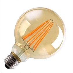 Лампа FL-LED Vintage G95 10W E27 2200К 220V 1000Лм 95*140мм FOTON_LIGHTING  -    ГЛОБ 609205 - фото 20712