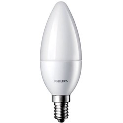 Свеча ESS LEDCandle 6.5-75W E14 827 B38 FR 620lm - лампа   PHILIPS 871869681685100 - фото 21243