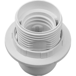 Патрон Navigator 71 603 NLH-PL-R1-E27 пластик люстровый с кольцом белый 71603 NLH-PL-R1 - фото 21401