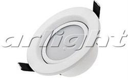 Светильник Светодиодный   LTD-70WH 5W Day White 120deg (Arlight, IP40 Металл, 3 года) 018040 - фото 21454