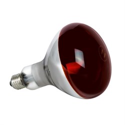 Лампа инфракрасная ThermoPro R125 175W 230V E27 красное стекло 2/24 (картон) 666888 - фото 21706