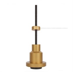 Подвесной светильник  1906  PENDULUM PRO GOLD  1*Е27   68*84mm (длина провода - 3000мм)  4058075800663 - фото 21762