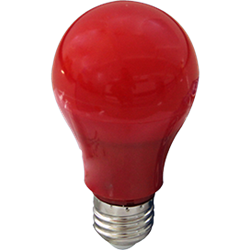 Ecola classic   LED color 12,0W A60 220V E27 Red Красная 360° (композит) 110x60 K7CR12ELY - фото 21815