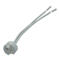 Ecola base GU5.3 патрон керамический с проводами 2*8cm (1 из уп. по  50) AB53LWEAY - фото 21874