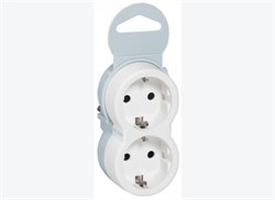 Элиум Розетка переносная 2х2P+E с заземлением 050655 - фото 21894