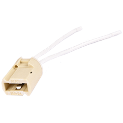 Ecola base G9 патрон керамический с проводами 2*8cm (1 из уп. по  50) AB09LWEAY - фото 21931