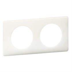 Рамка - Программа Celiane - 2 поста - Белый глянец 066632 - фото 22027