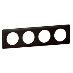 Рамка - Программа Celiane - 4 поста - Чёрная перкаль 066744 - фото 22034