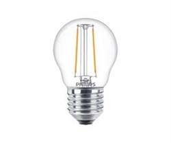 LEDClassic 2-25W P45 E27 WW CL ND APR 2 250lm 2700 P45 - шарик PHILIPS 871869657433100 - фото 22243