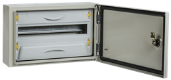 Корпус металлический распределительный ЩРн-18з-1 У2 IP54 PRO IEK MKM16-N-18-54-ZU - фото 22479