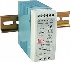 MDR-60-24 Блок питания, 24B,2.5A,60Вт MEAN WELL MDR-60-24 - фото 23016