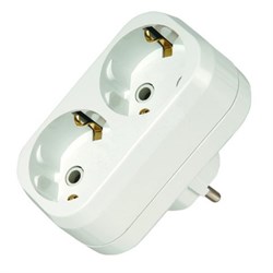 Розетка 2 гнезда (з)  10031 10031-1 - фото 23022