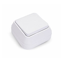 Выключатель 1 кл  накладной Siva Ustu 45101 - фото 23118