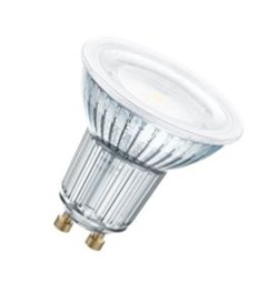 Лампа LV PAR16 80 120°  6,9W/830 (=80W) 230V  GU10 575lm  10000h стекло OSRAM LED- 4058075096707 - фото 23176