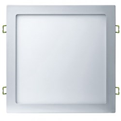 Светильник светодиодный ДВО-24w 4000К 1600Лм квадратный slim белый (71385 NLP-S1-24W) 71385 - фото 23197