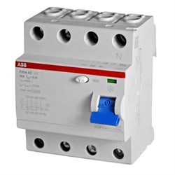 Выключатель дифференциального тока (УЗО) 4п 63А 100мА F204 АС (F204 AC-63/0,1) 2CSF204001R2630 - фото 23342