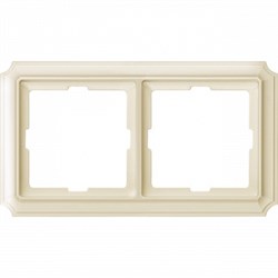Merten Рамка 2 поста, ANTIK, цвет бежевый MTN483244 - фото 23559