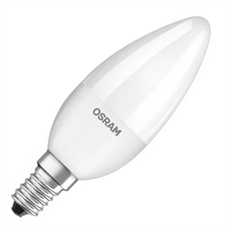 Лампа светодиодная OSRAM LED Star, 806лм, 9Вт, 4000К, нейтральный белый свет, Цоколь E14, Свеча, 4058075210714 - фото 23705