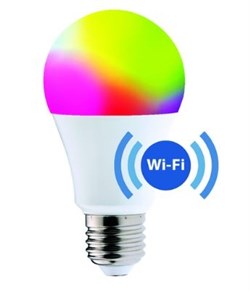 Лампа FL-LED A60-SMART 10W E27 Wi-Fi MultiCOLOR 220В 60*112мм   FOTON LIGHTING - 610850 - фото 23708