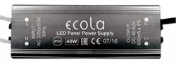 Драйвер Ecola LED panel Power Supply  40W 220V   для тонкой панели (дополнительные, отгружать можно без панелей, PQ*N40ELC) замена 608314 PBLN4OELT - фото 23721