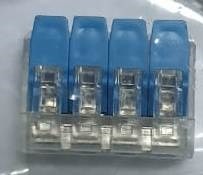 SL 221-414 (CM-221-4P 50шт в уп.) 4х0,08-4/2,5 мм2, аналог WAGO - клемма универсальная строительно-монтажная 2000000800790 - фото 23827