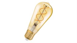 Лампа Osram Vintage 1906 LED CL Edison  DIM  FIL-спираль GOLD 25  4,5W/820 E27 4058075269965 - фото 23860