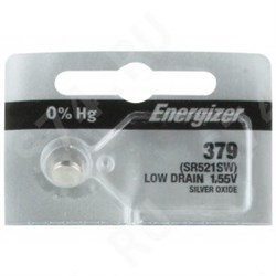 Батарейки серебряно-цинковые ENERGIZER Silver Oxide SR379 BL1 (блистер 1шт) 7638900054903 - фото 23958