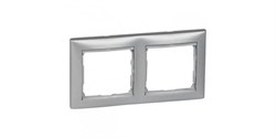 Рамка 2п гор Алюминий Valena 770152 - фото 24723