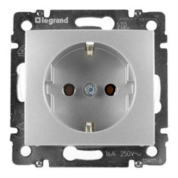 Розетка 2К+З АЛМ VLN 770120 - фото 25062